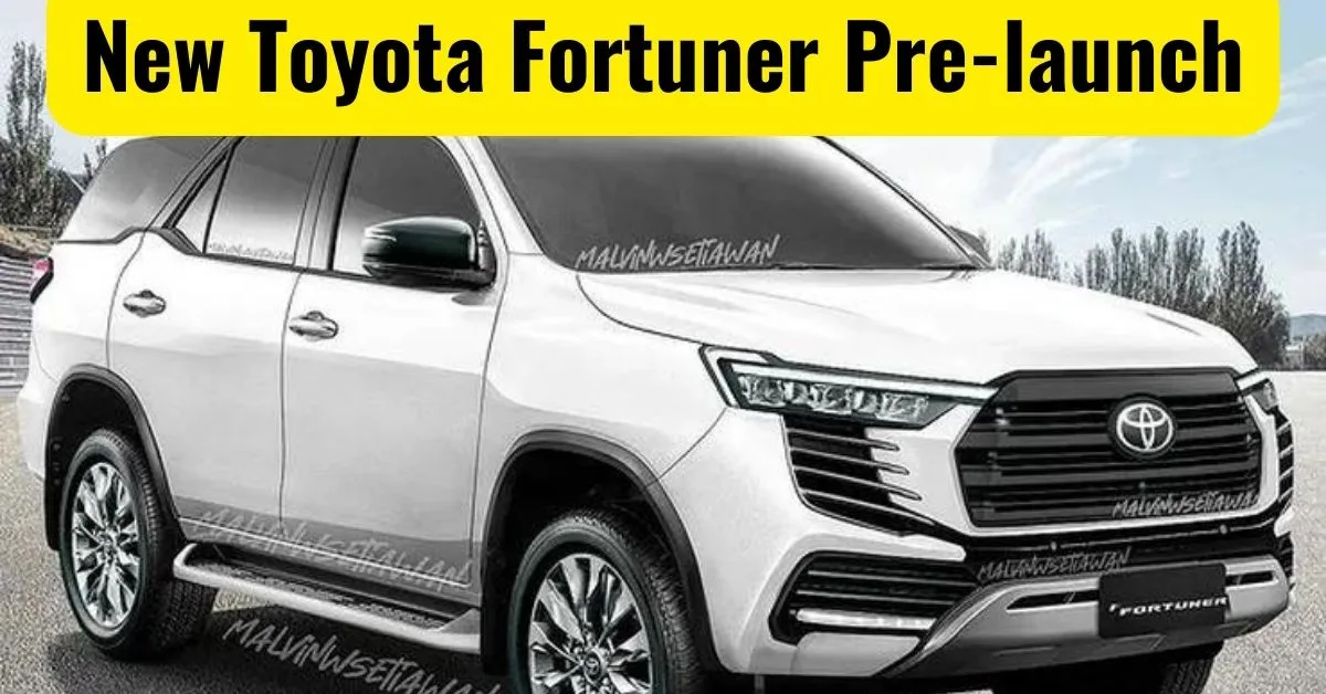 New Toyota Fortuner Pre-launch